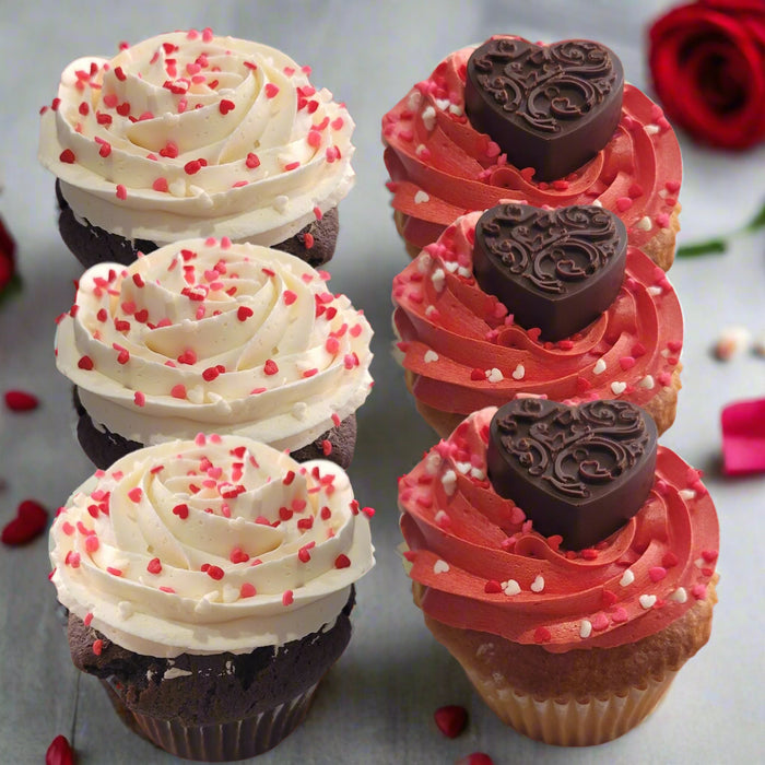 Valentines Day Cupcakes (Half DOZEN)